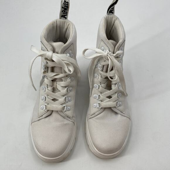 Dr. Martens white lace up boots - Picture 2 of 7